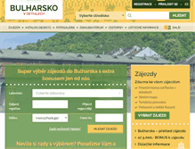Tablet Screenshot of bulharsko.vdetailech.cz